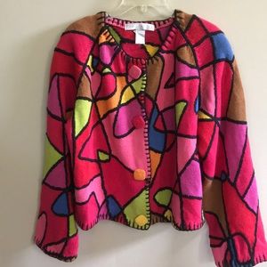 Multi colored Limited Sweater Jacket